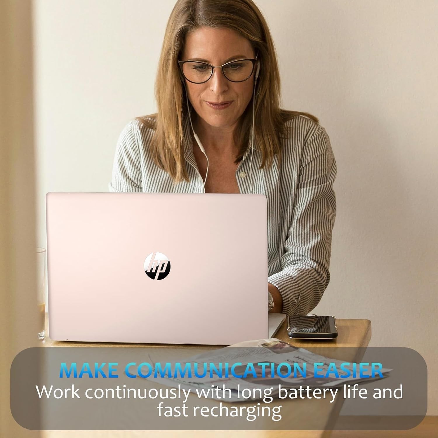 HP 17 Business Laptop, 17.3″ HD Touchscreen, Intel i7-1355U, 32GB RAM, 1TB SSD