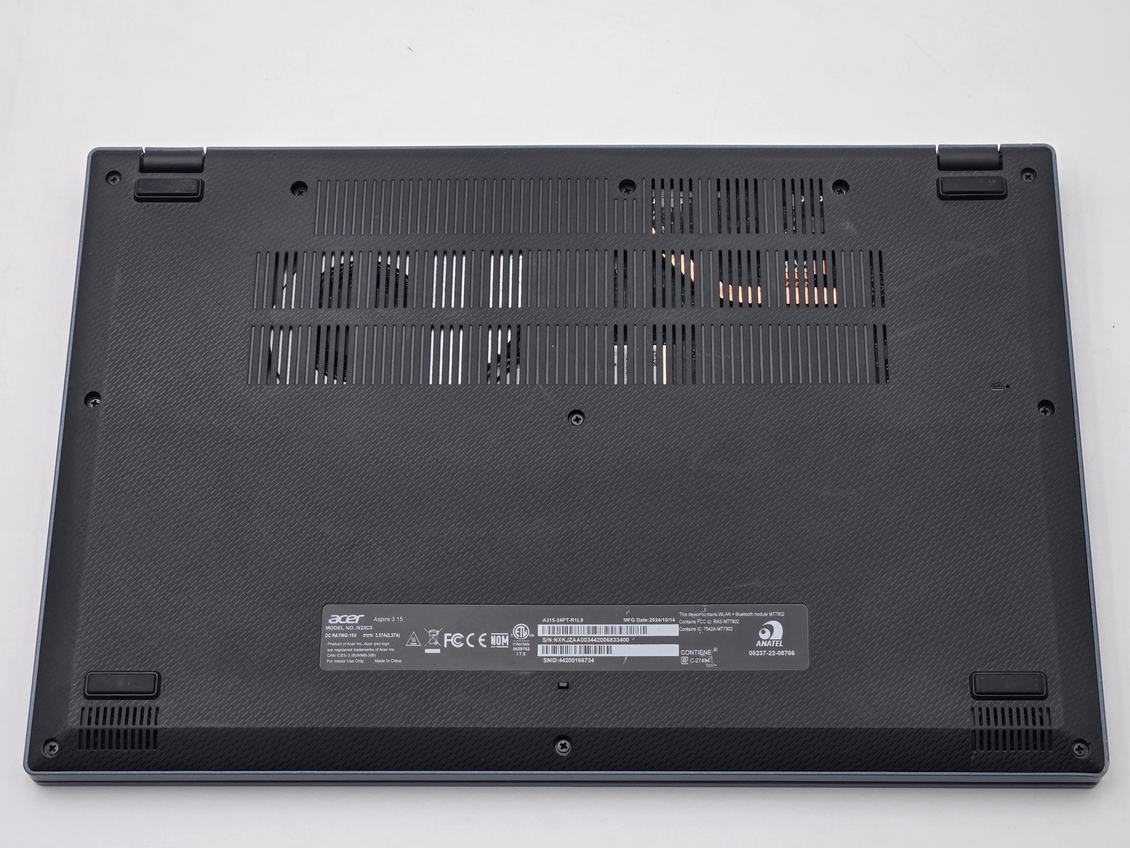 Acer Aspire A315-24PT 15″ FHD Touch RYZEN 5 7520U 1TB SSD 16GB W11 Webcam