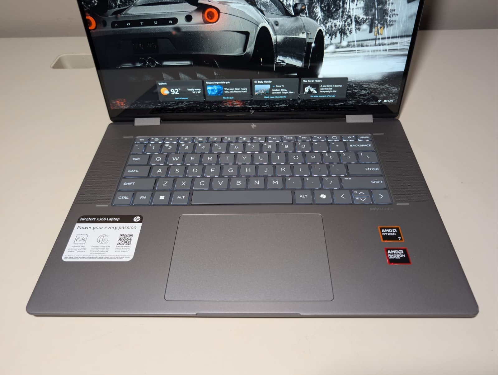 HP Envy X360 2-in-1 16-ad W/ Dock | Ryzen 7 8840HS 16GB RAM 512GB SSD | FHD+