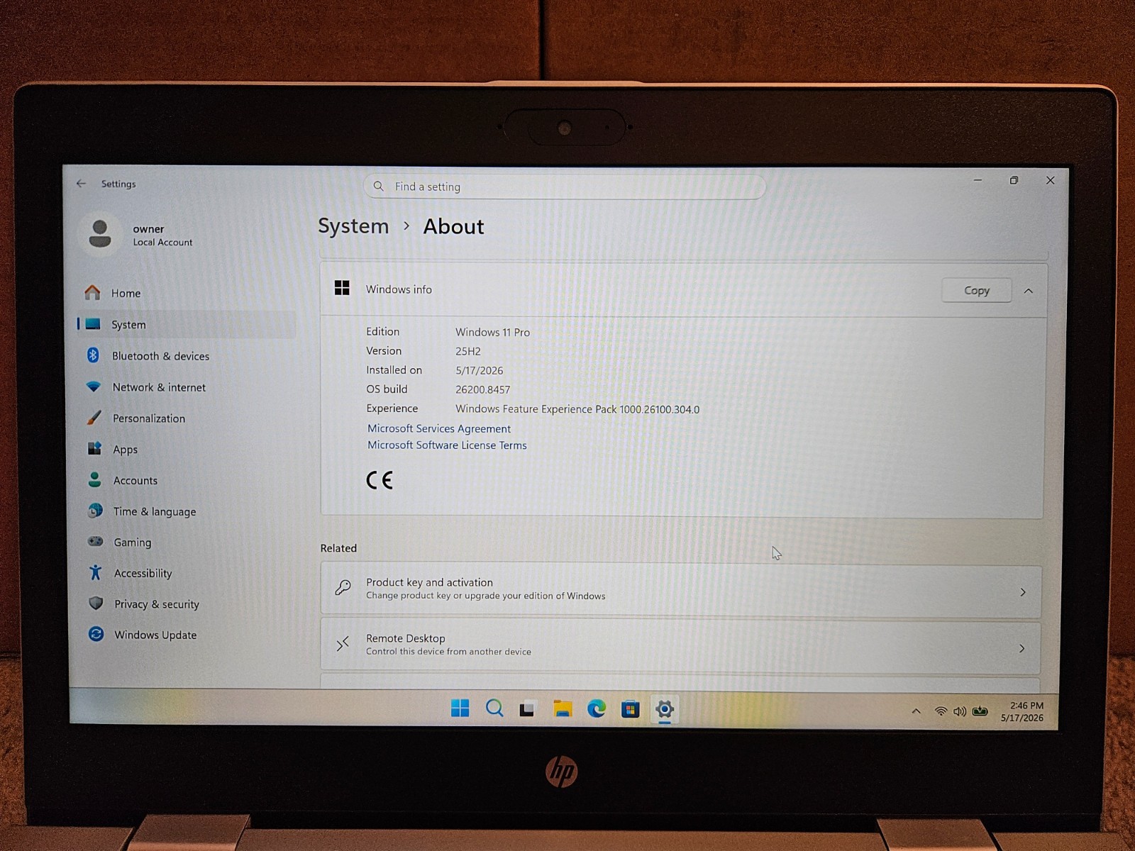 HP ProBook 640 G5 Laptop 14” Intel Core i5 32GB RAM 512GB SSD Windows 11 Pro
