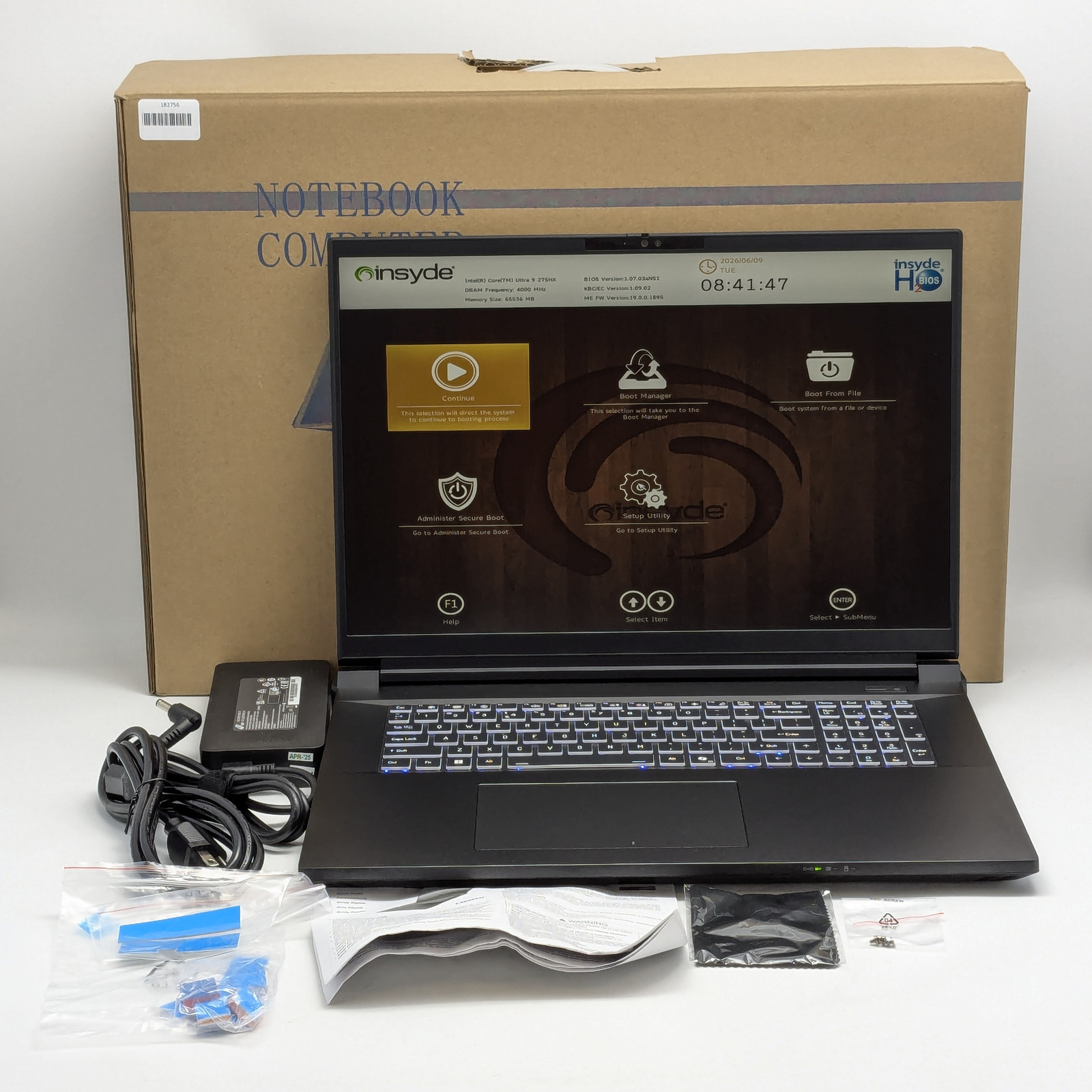 Unbranded Clevo X580WNT 18″ Ultra 9 275HX 64GB DDR5 GeForce RTX 5090 No OS