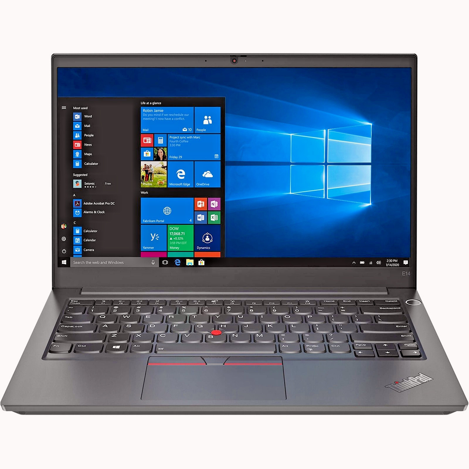 Lenovo ThinkPad E14 Gen 2 14″ Laptop Core i5-1135G7 2.40GHz 16GB RAM 256 SSD