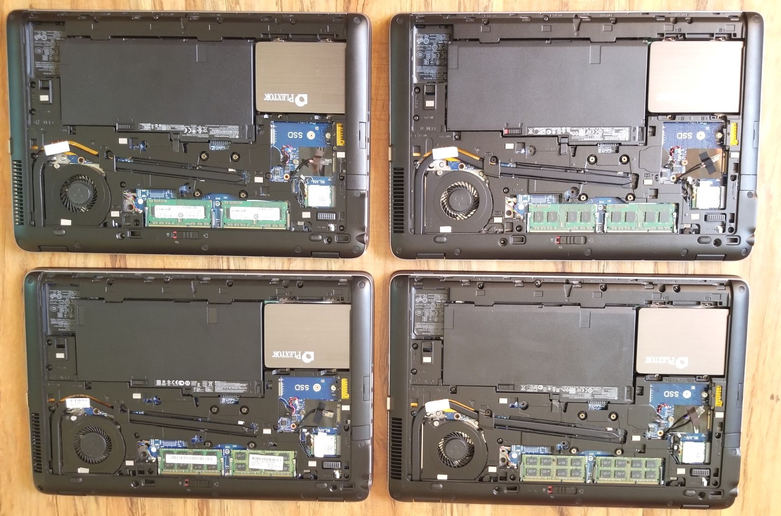 Lot 4 HP EliteBook 850 G2 i7-5600U 2.6 GHz 8GB RAM 128GB SSD Batt 15.6″ NO AC|OS
