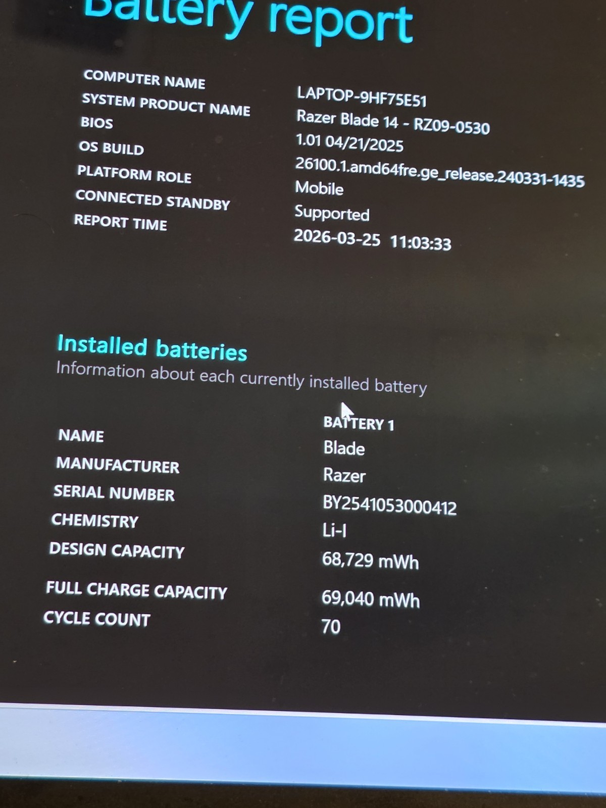 Razer Blade 14 2.8K OLED 120 Hz Ryzen AI 9 365 32GB RAM 1TB SSD NVIDIA RTX 5070!