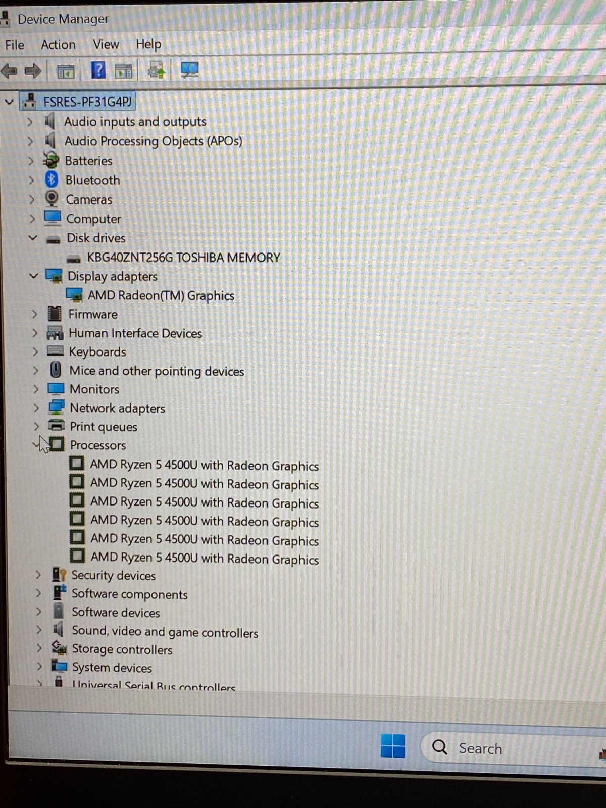 LENOVO THINKPAD E14 GEN 2 AMD RYZEN 5 4500U 8GB RAM 256GB SSD WIN 11 BATTERY 80%