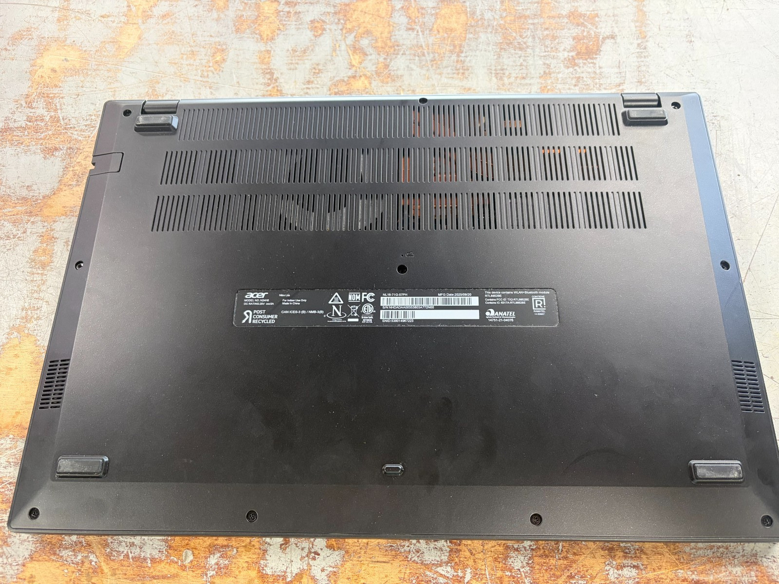 READ — Acer Nitro Lite 16 Gaming Laptop N24H6
