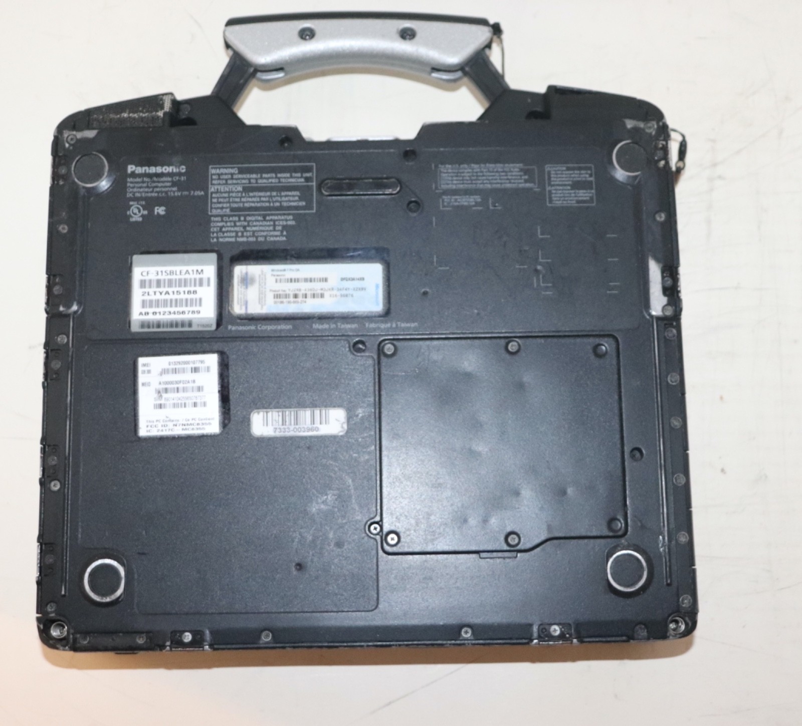 Panasonic ToughBook CF-31|Core i5@2.60 GHz|4GB RAM|500 GBHDD|WIN 7||Touch|Stylus