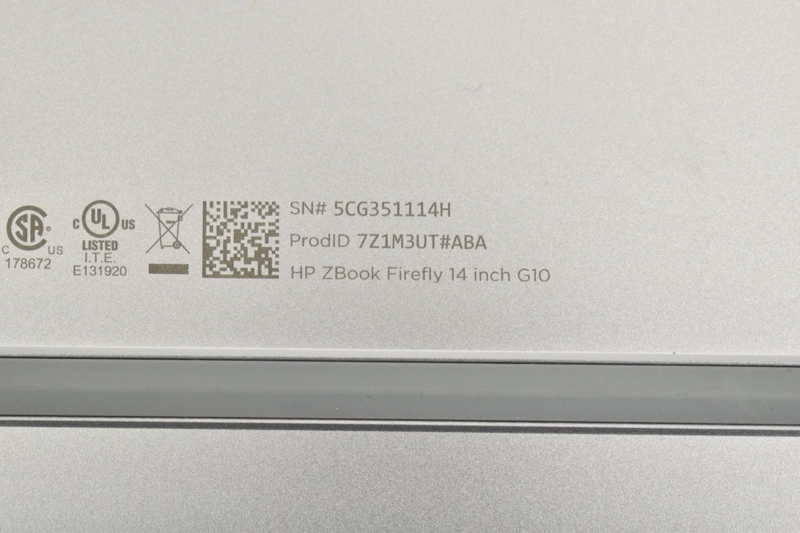 (2) HP Z Book Firefly 14 G10 Laptop i5-1340P 16GB No HD No OS For Parts Repair