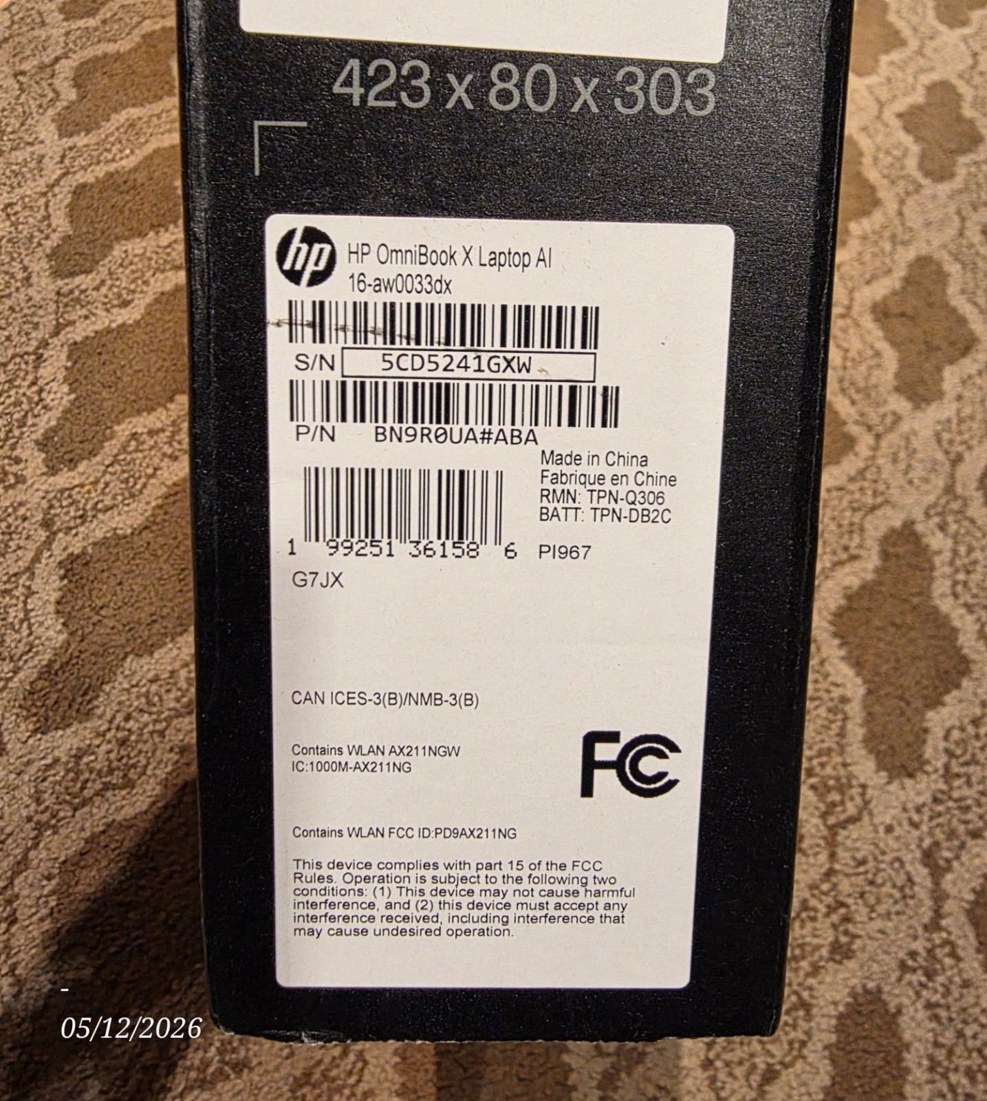 2025 HP OmniBook X 16-aw0038dx 16″ U7 255H 32GB DDR5 2TB SSD RTX 4050 Win11 PRO