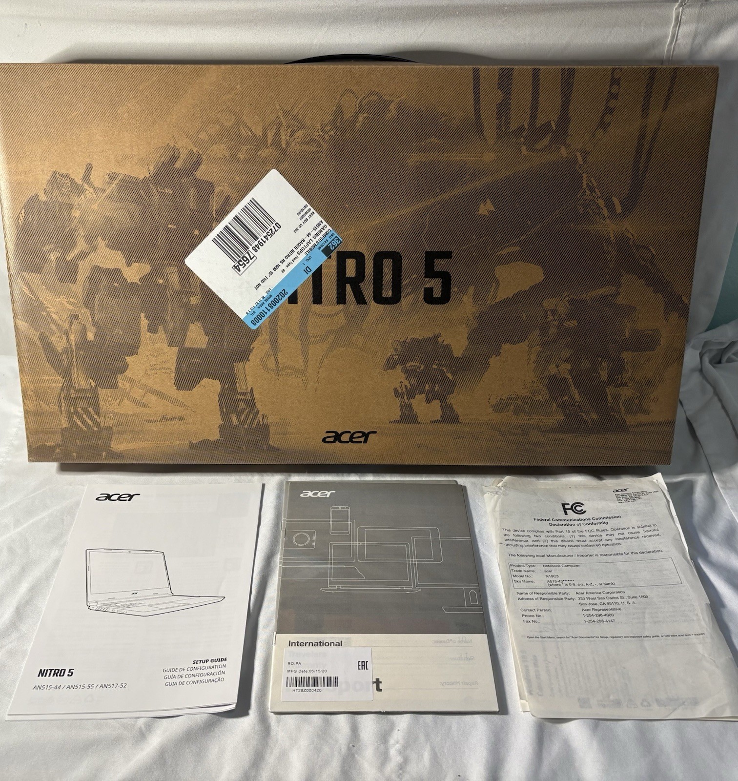 Acer Nitro Ryzen 5,4600H,15.6”,Nvidia GeForce GTX 1650,4GB GDDR6 Obsidian Black