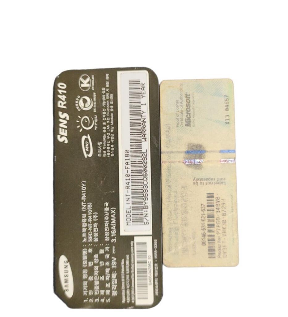 SAMSUNG Sens R410 14″ Intel Pentium Dual Core 1.86GHz 1GB RAM 160GB – Windows 7