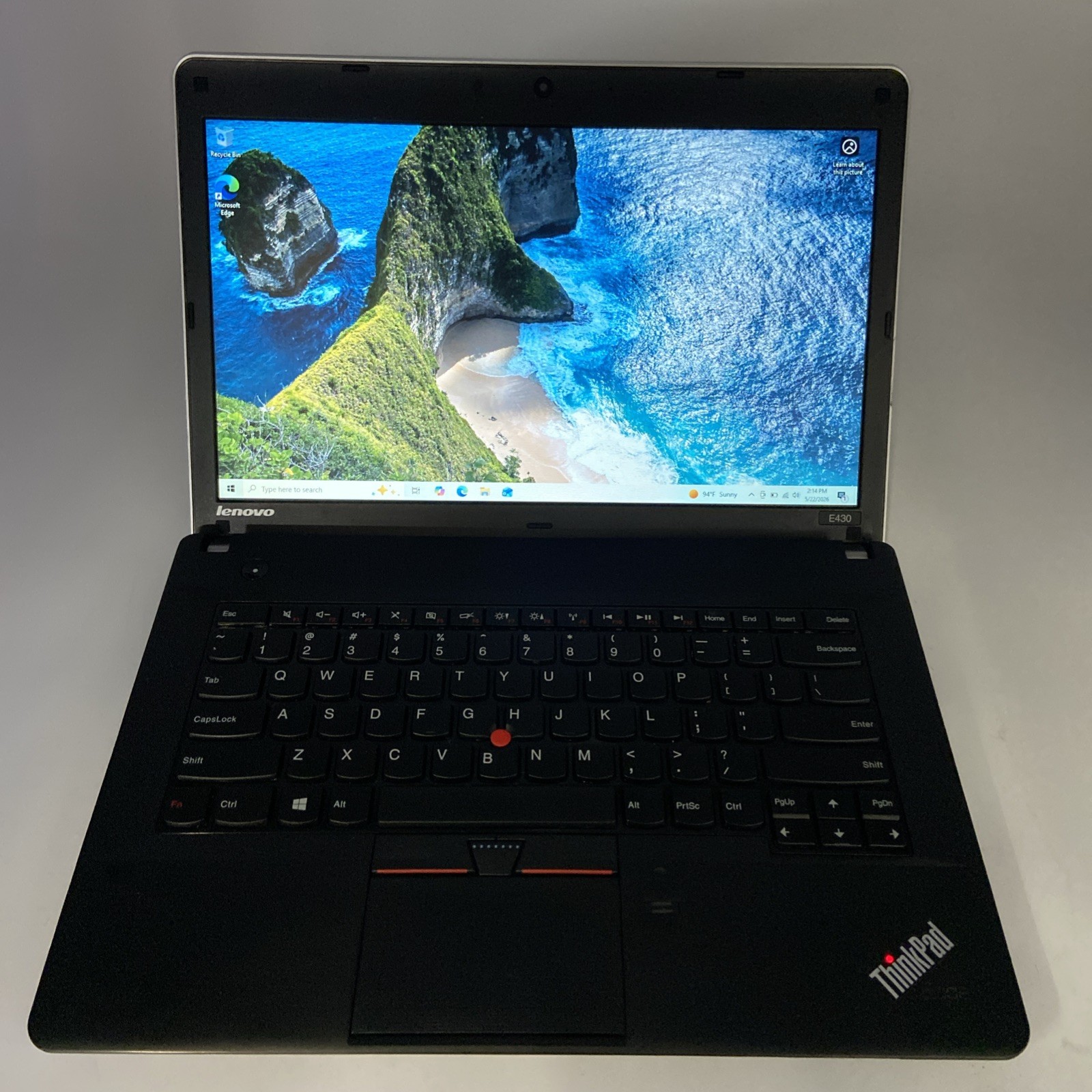 Lenovo ThinkPad E430 14″ Intel i3-3120M 4GB 320GB Win10Home-75ttery
