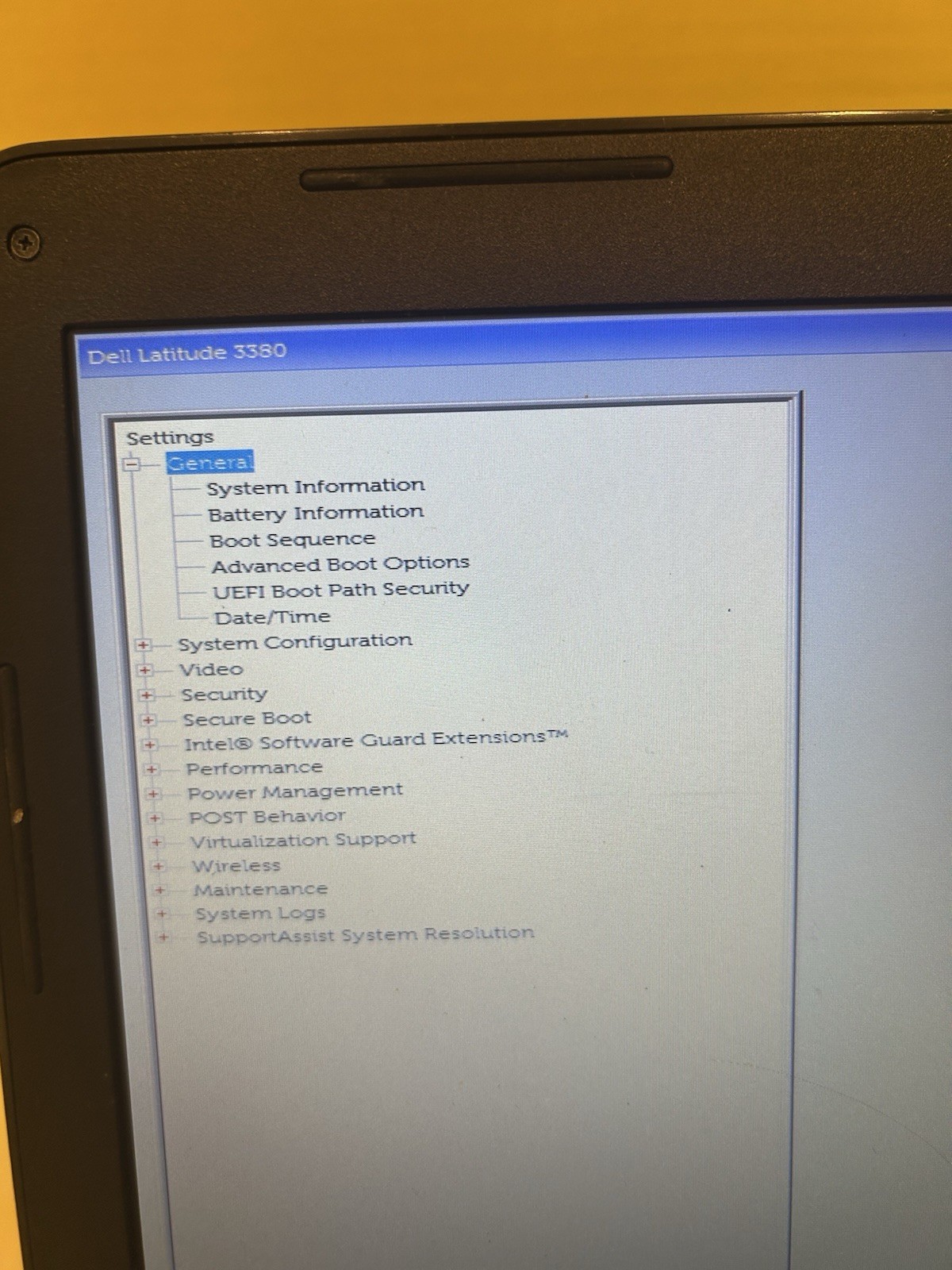Dell Latitude 3380 Laptop i5-7200U 8GB R Boots to BIOS BIOS Unlocked F PART REPA