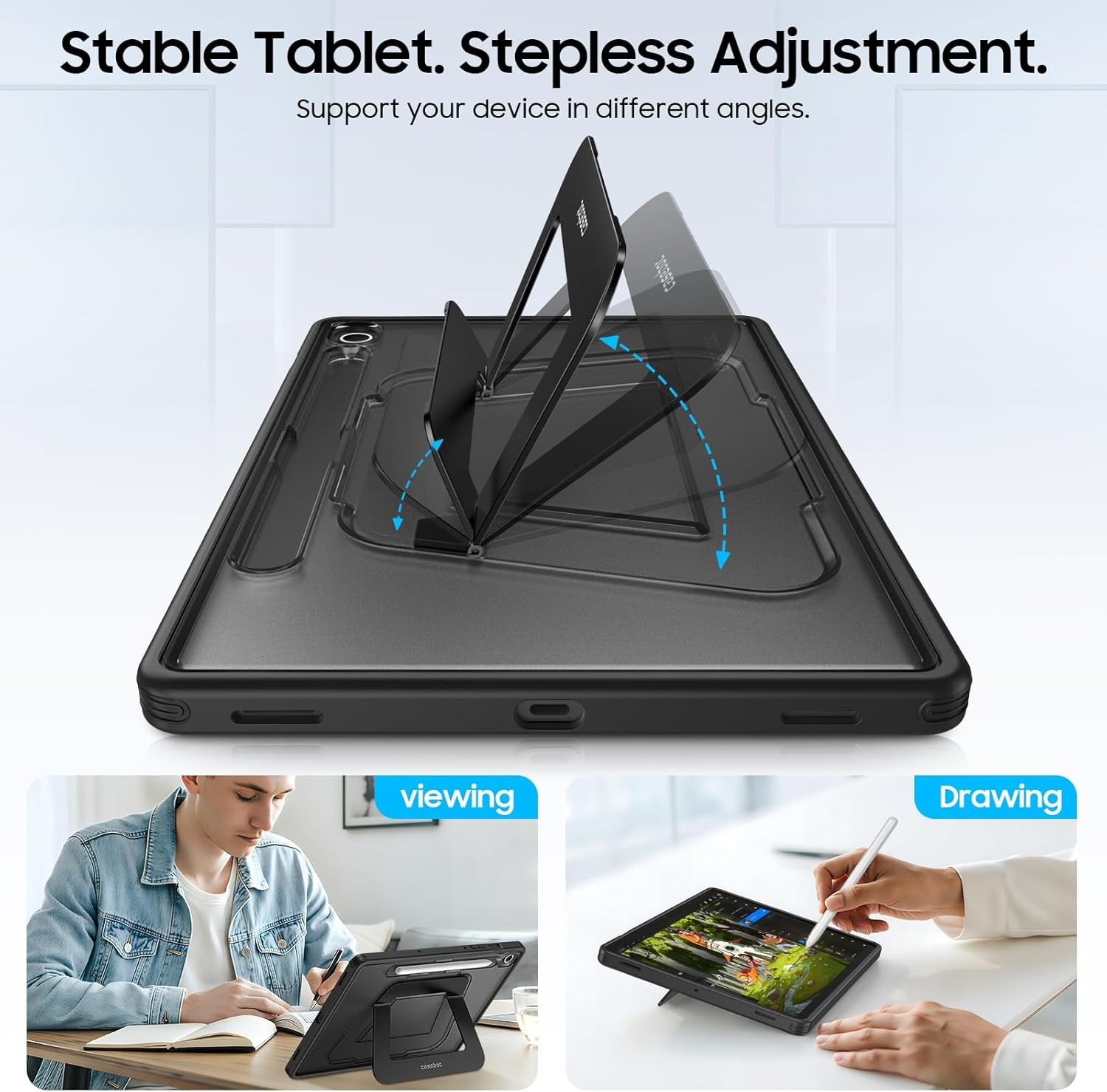 Shockproof Case for Samsung Galaxy Tab S10 Lite/S10 FE/S9 FE 5G 10.9 Inch/Tab S9