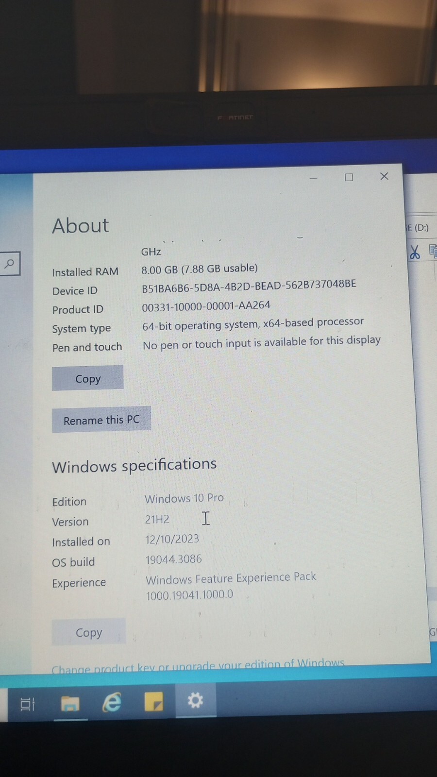 LENOVO THINKPAD X1 CARBON/3RD GEN i5/8GB RAM/256GB SSD/ OFFICE /WIN 10 PRO & PDF