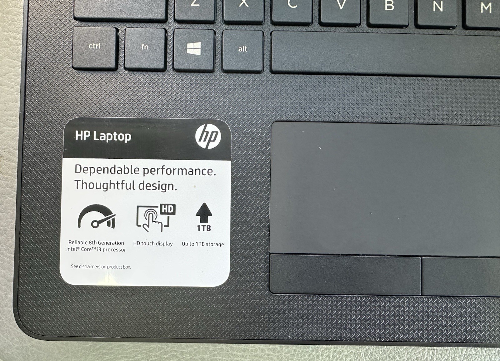 HP 15-BS113DX 15.6″ i3-8130U 16GB RAM 1TB HDD Touchscreen WIN11 office For Life