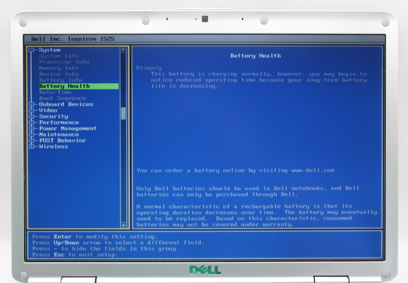 Dell Inspiron 1525 2Duo-T7250@2.0GHz 3GB DDR2 NO STORAGE OR OS *USED/TESTED*