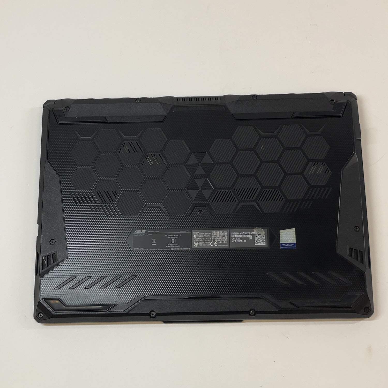 Asus TUF A15 FA566I 15.3″ Ryzen 5 4600H 8GB RAM 512GB SSD GeForce GTX 1650