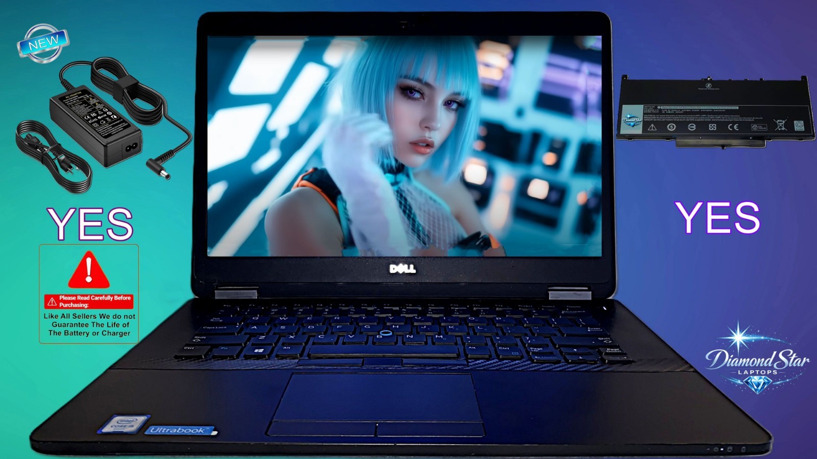 DELL LATITUDE E7470 14″ i5 @2.40GHz 16GB RAM 256GB SSD Win 11 Pro FAST