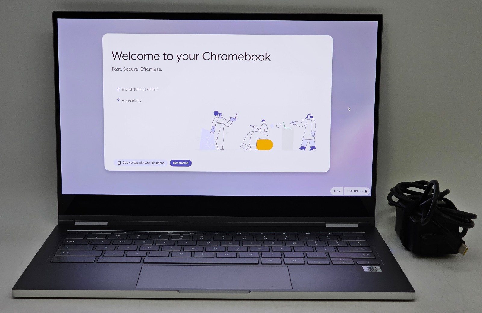 Samsung XE930QCA – 13.3″ 2-in-1 Chromebook – i5-10210U 8GB RAM 256GB SSD – GOOD