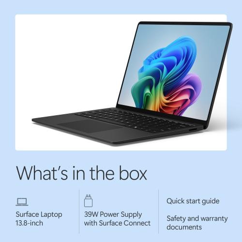 Microsoft Surface Laptop 13.8″ Touch Snapdragon X2 Elite 16GB RAM 1TB SSD Black