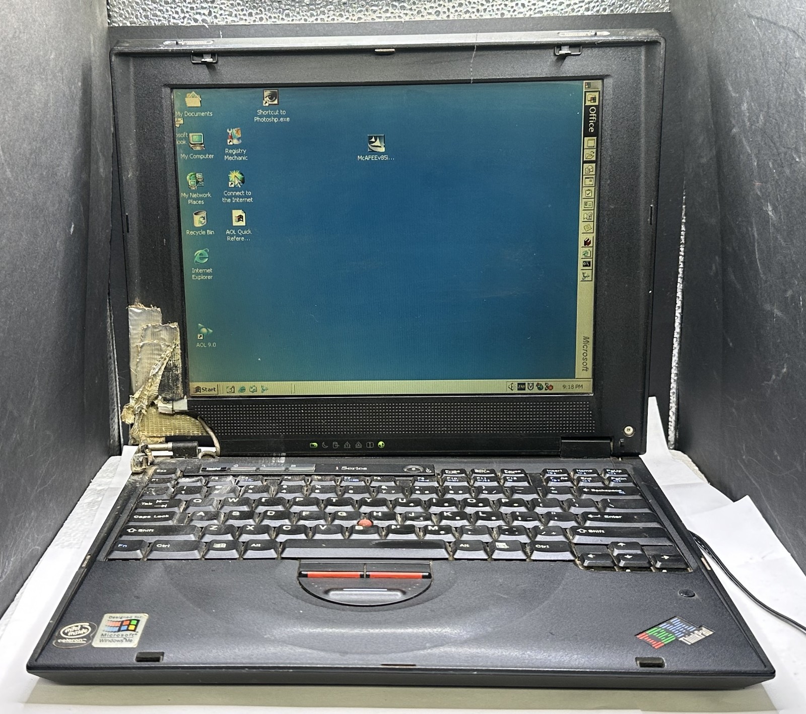 LENOVO THINKPAD iSERIES LAPTOP, 4.64GB, 12″, TYPE 1161, NO CHARGER, AS-IS