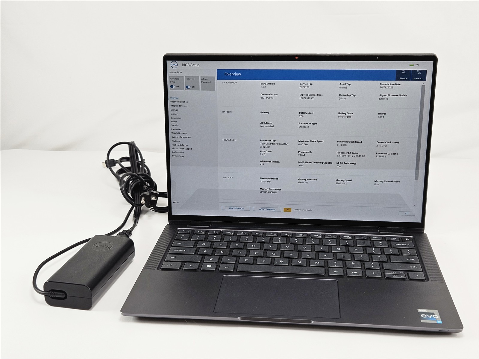 Dell Latitude 9430 Intel Core i7-1265U 32GB 512GB SSD 14″ Touchscreen
