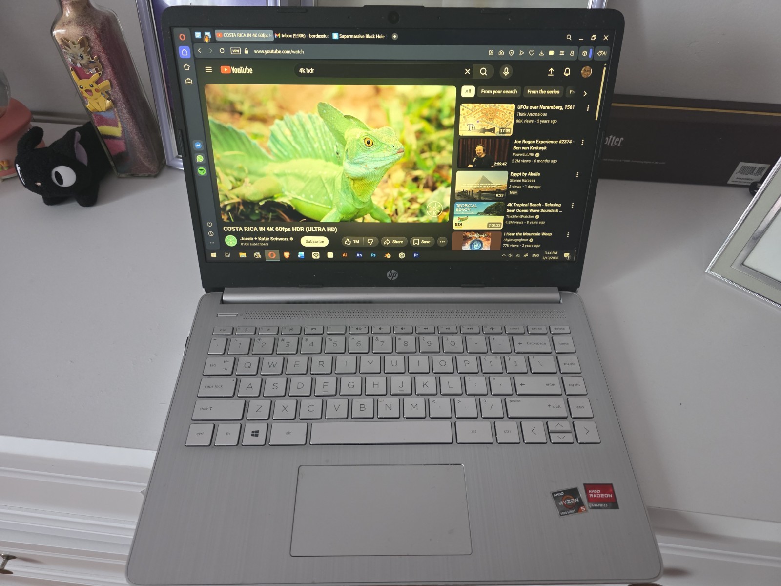 HP 14″ Ryzen 5 5500U, 16GB RAM 240GB SSD, 1920×1080, Windows 10 Silver Laptop