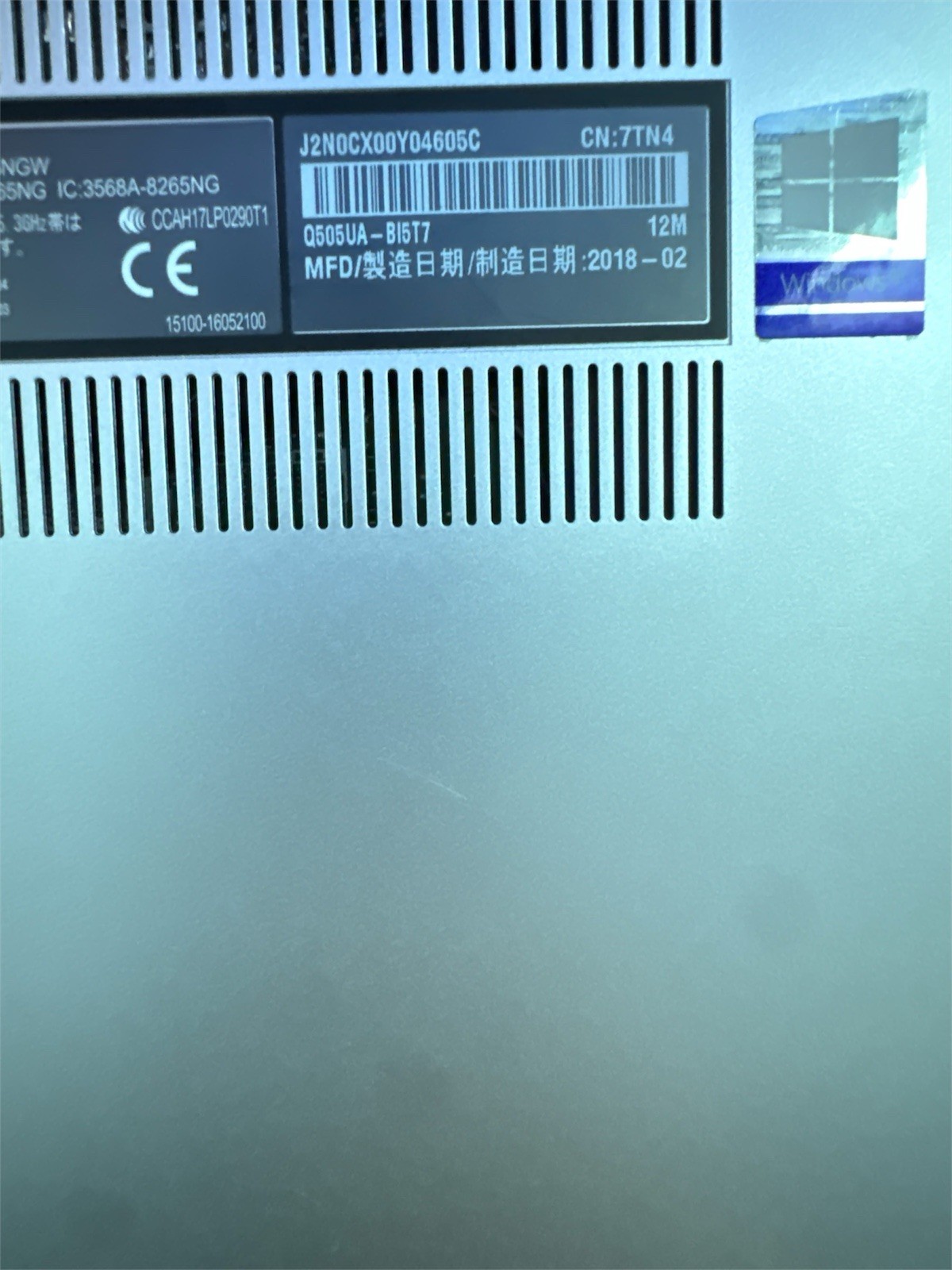 ASUS Q505UA 15 inch ( Cpu i5 8th Gen., 1.80GHz, 12GB Ram ) Convertible 2-in-1