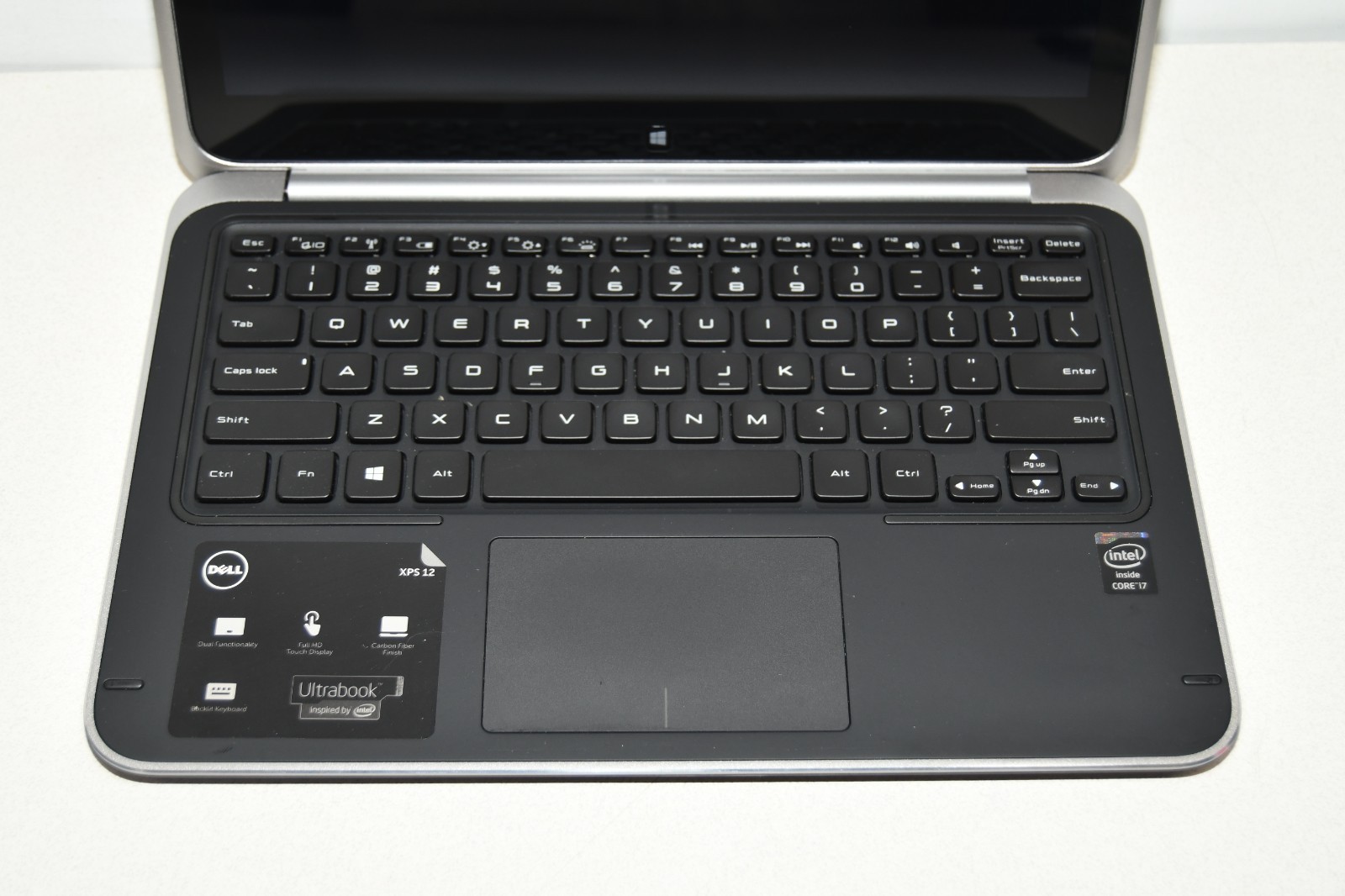^ Dell UltraBook XPS 12 9Q33 i7-4500U @ 1.80GHz 8GB RAM 256GB SSD Win 7 #X7325