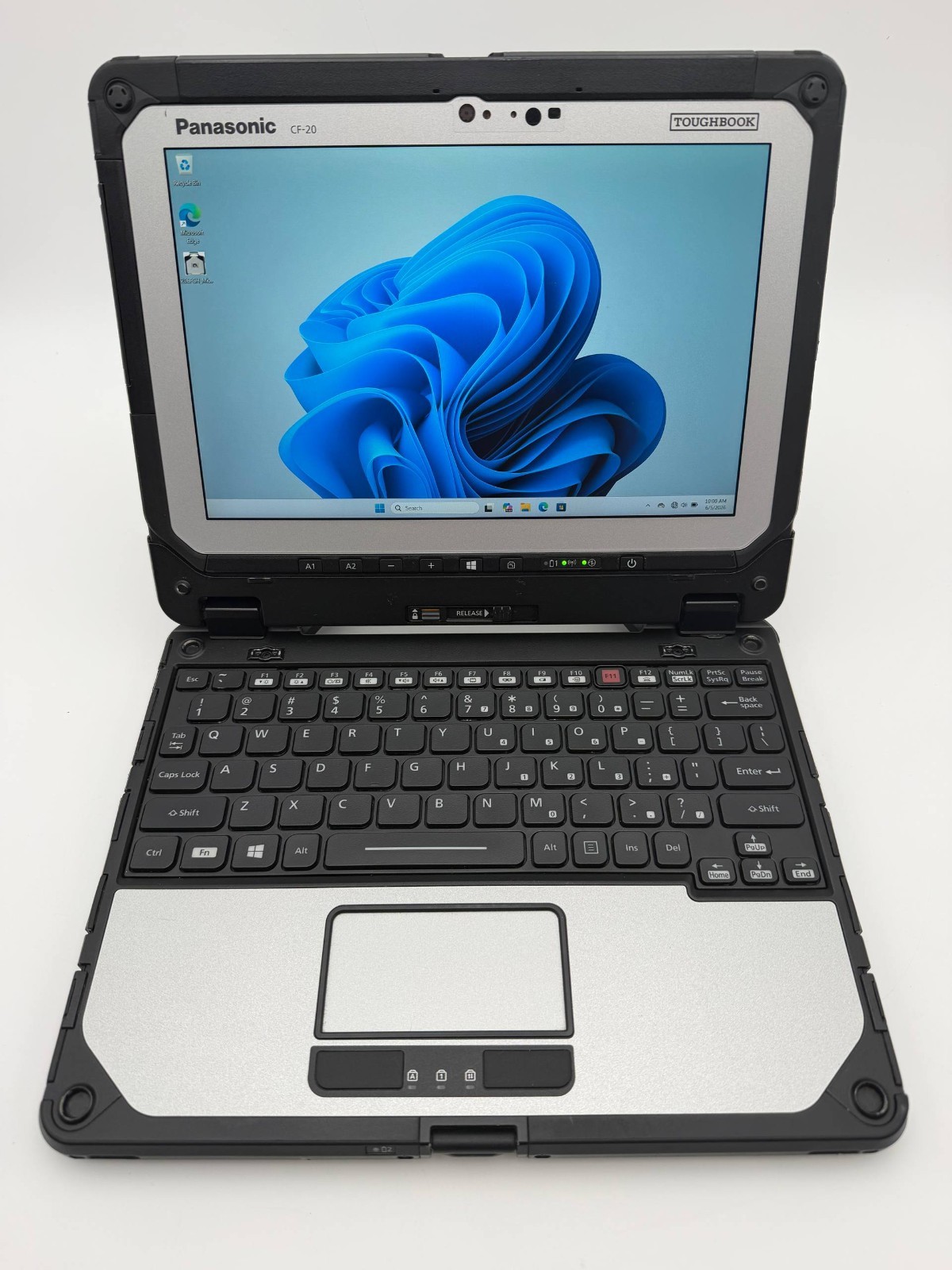 Panasonic Toughbook CF-20 MK2 i5-7y57 8GB 256GB Barcode Win11pro 2 batteries
