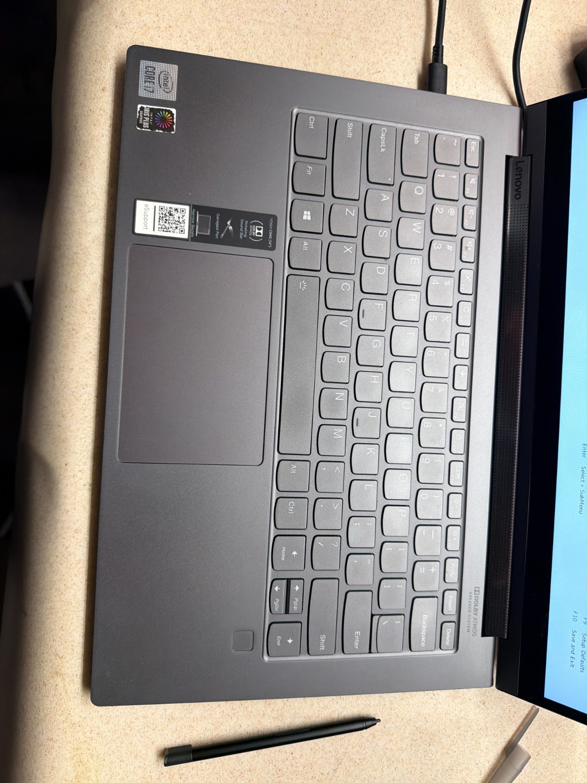 Lenovo Yoga C940-14 FHD Touch – 10th gen i7-1065G7-12GB – 512GB SSD – Gray