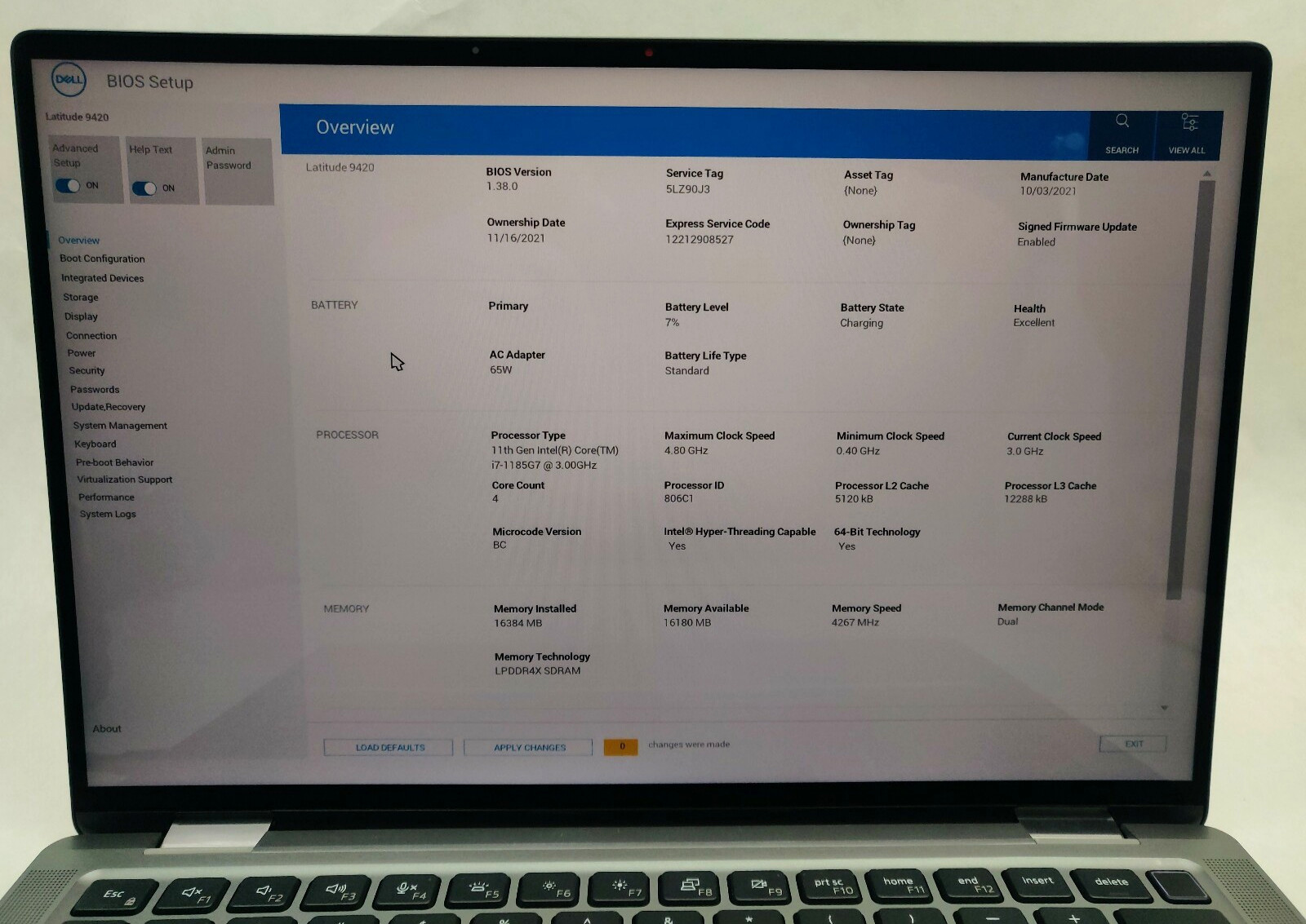 Dell Latitude 9420 Convertible 2-in-1 Laptop – i7-1185G7 16GB 256G Touchscreen