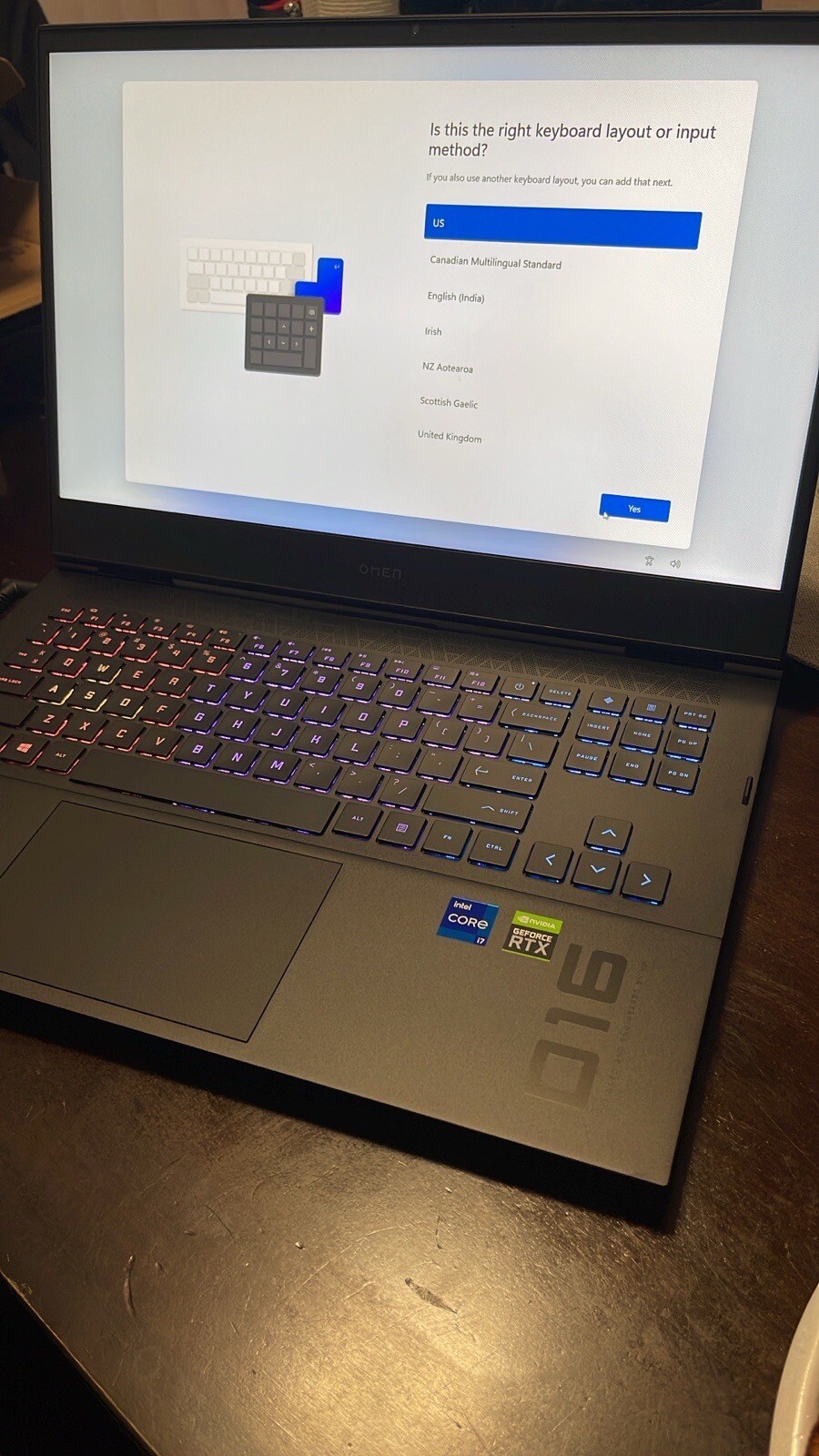 HP OMEN – 16.1” QHD LAPTOP – 165 HERTZ- INTEL CORE I7-12700H- NVDIA 360 RXT