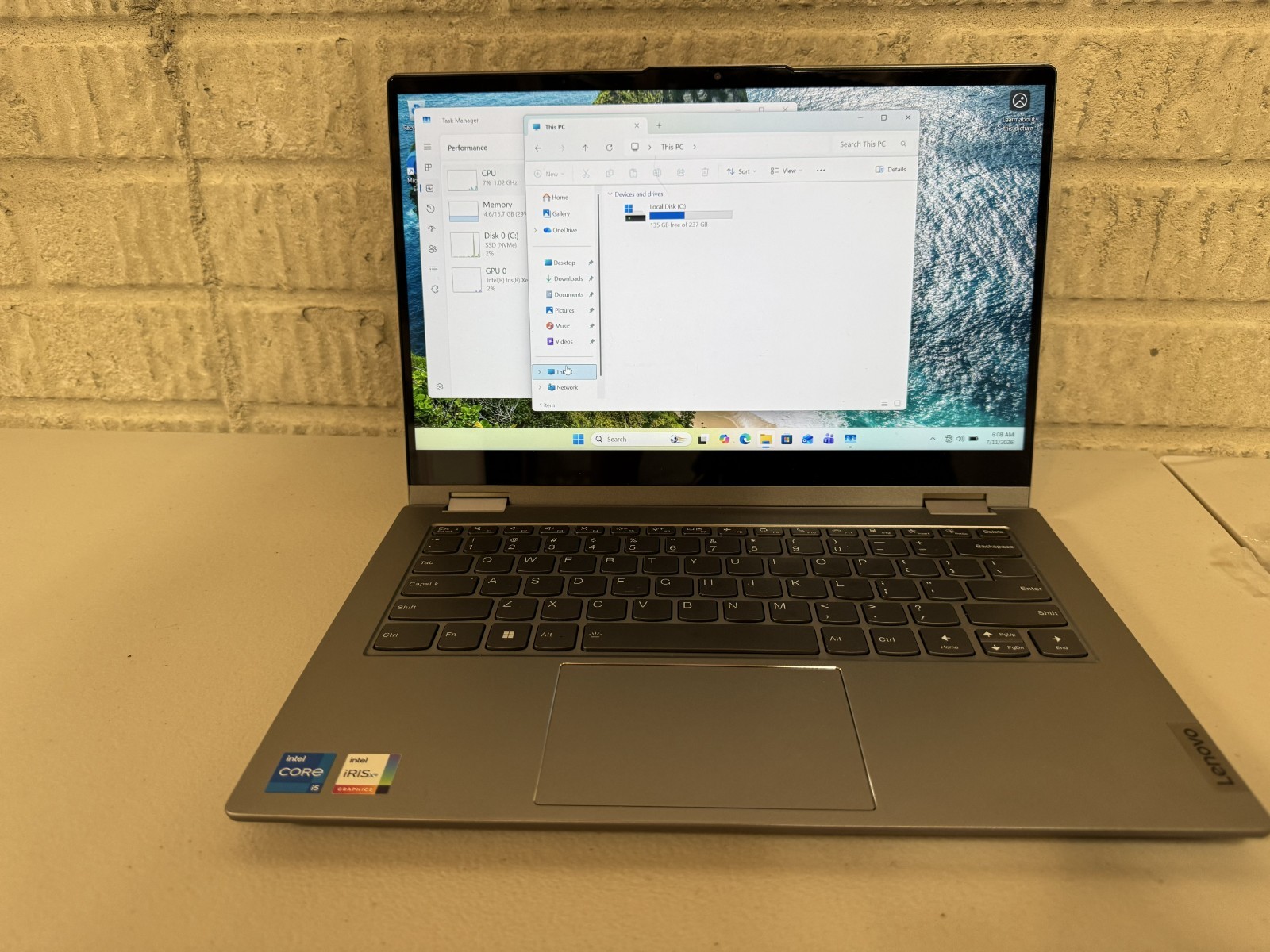 Lenovo Thinkbook 14s Yoga Intel i5-1335U Win 11 PRO 240GB 16gbRAM