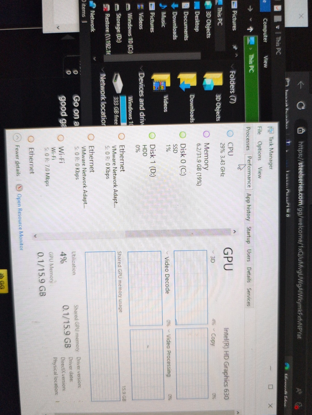 MSI GS63VR STEALTH PRO 15.6″ i7-7700HQ 32 GB RAM 512GB + 1TB GTX 1060 LAPTOP