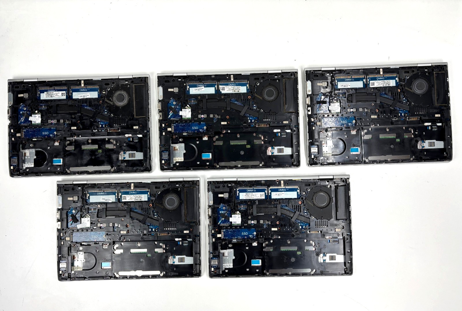 Lot (5) HP Probook 640 G5 Core i5-8350U 1.70GHz No HDD No RAM No BATTERY PARTS