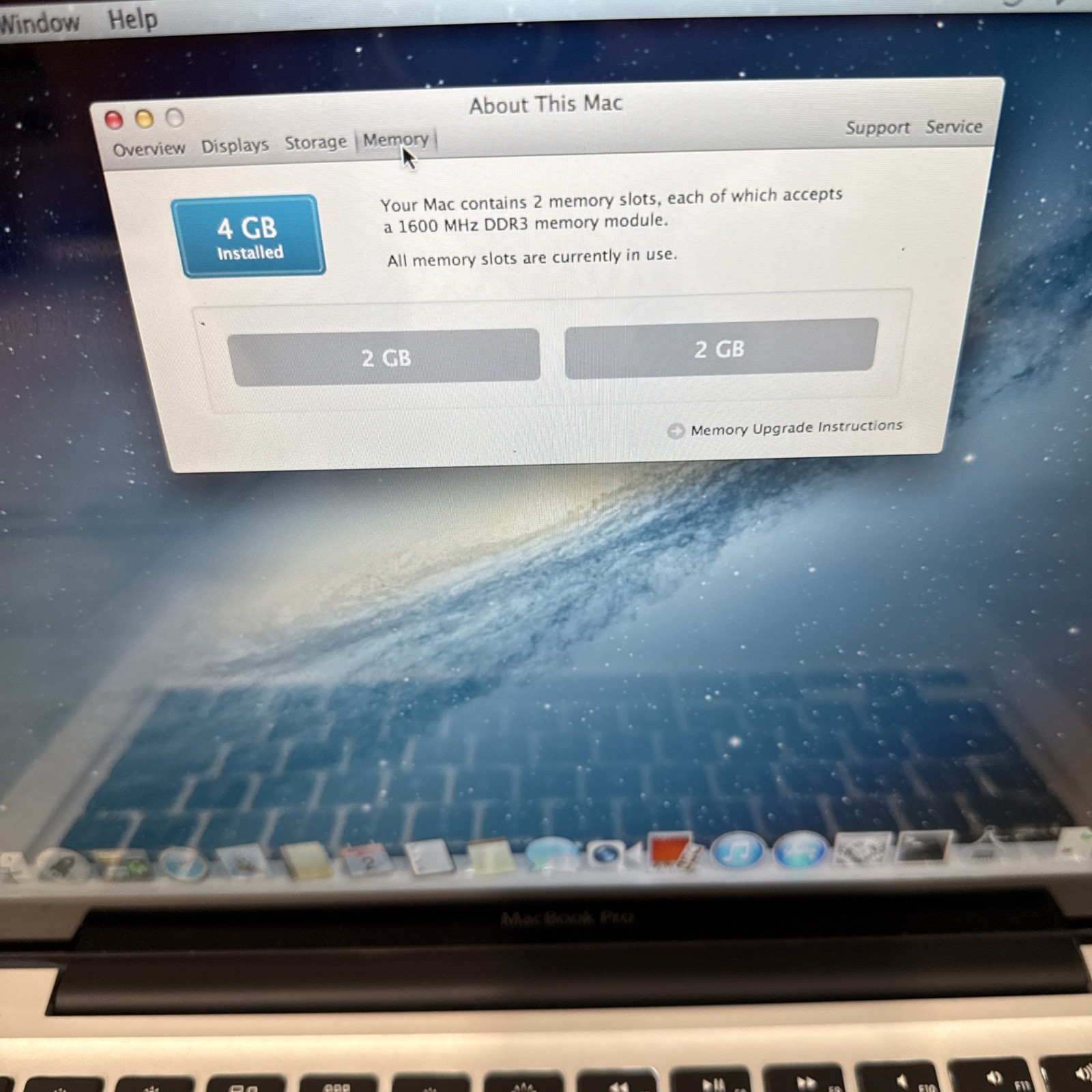Apple MacBook Pro A1278 13″ Intel Core i5 2.5GHz 4GB RAM 500GB HDD No Charger