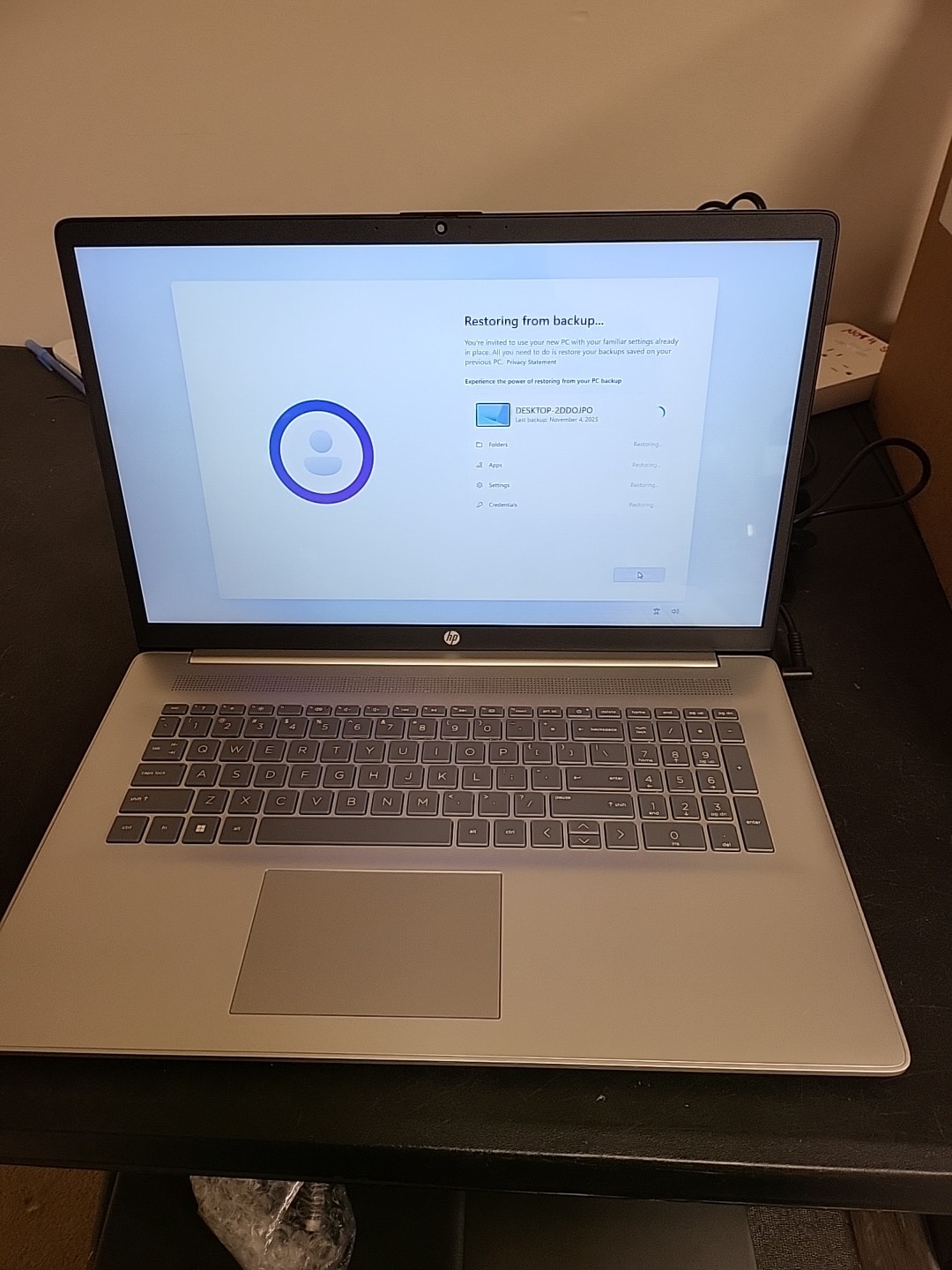 Hp 17.3 inch HD+ Touchscreen Laptop Intel Pentium 256gb Ssd 4gb RAM – U3