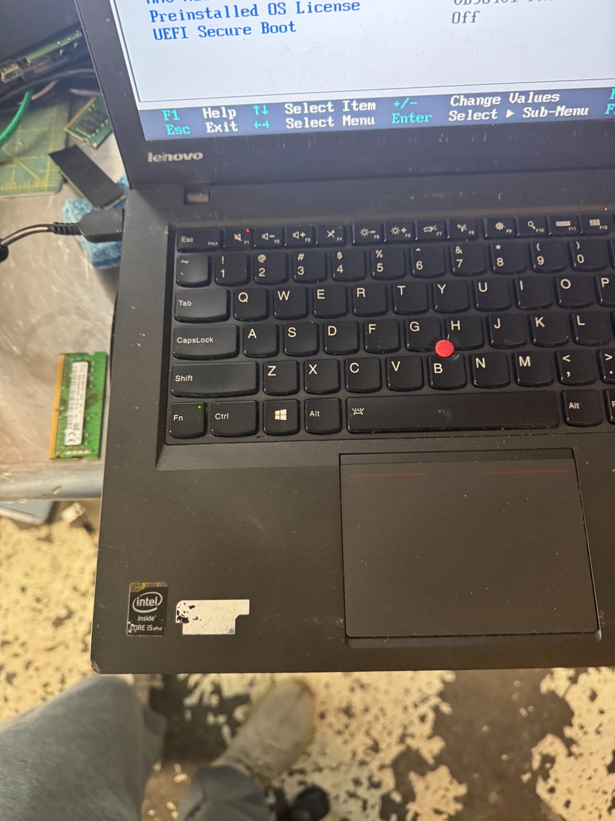 LENOVO THINKPAD T440 Core i5-4300U, 8GB RAM, 14″ Laptop for Repair #4620