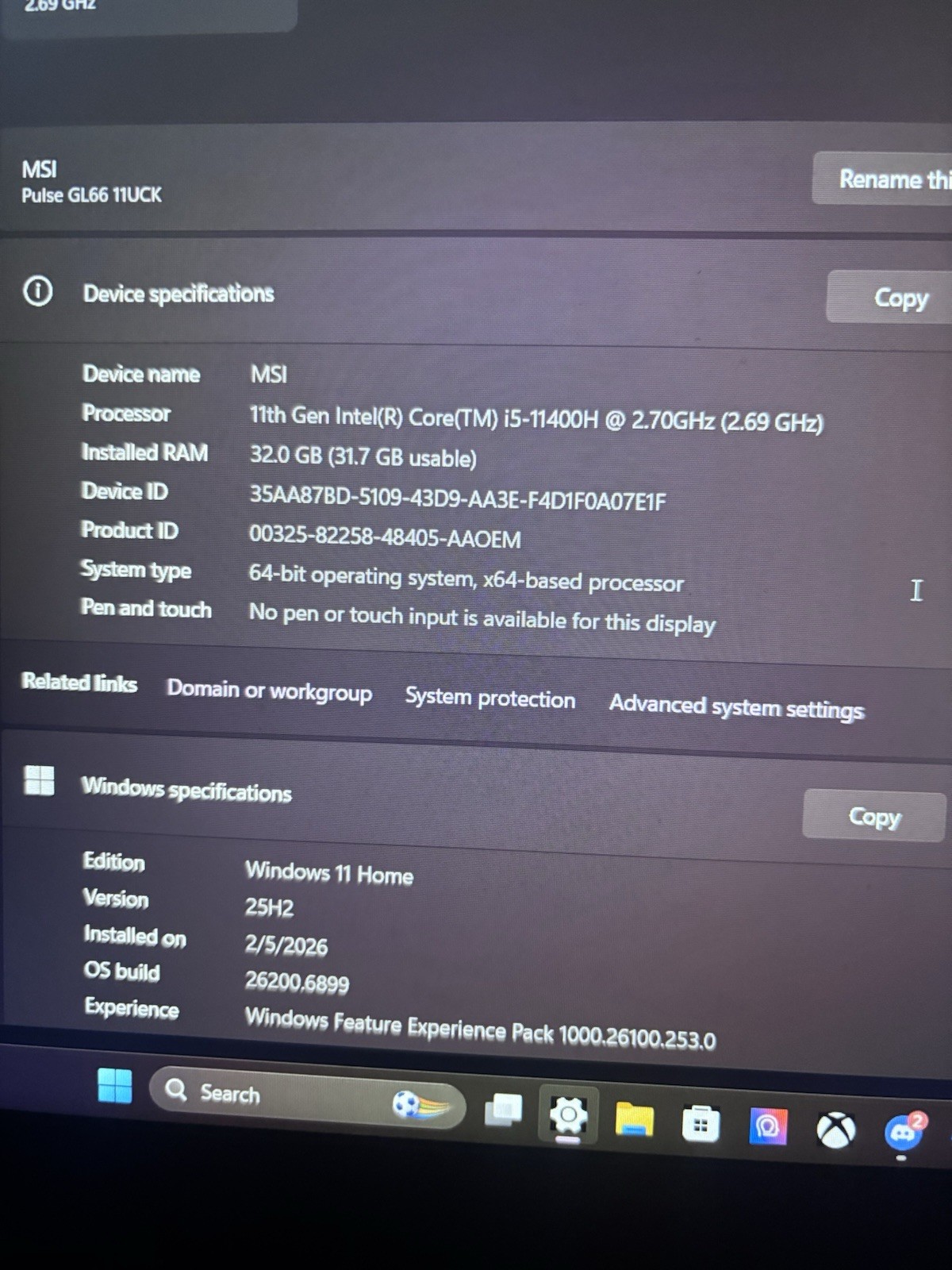 MSI Pulse GL66 Gaming Laptop