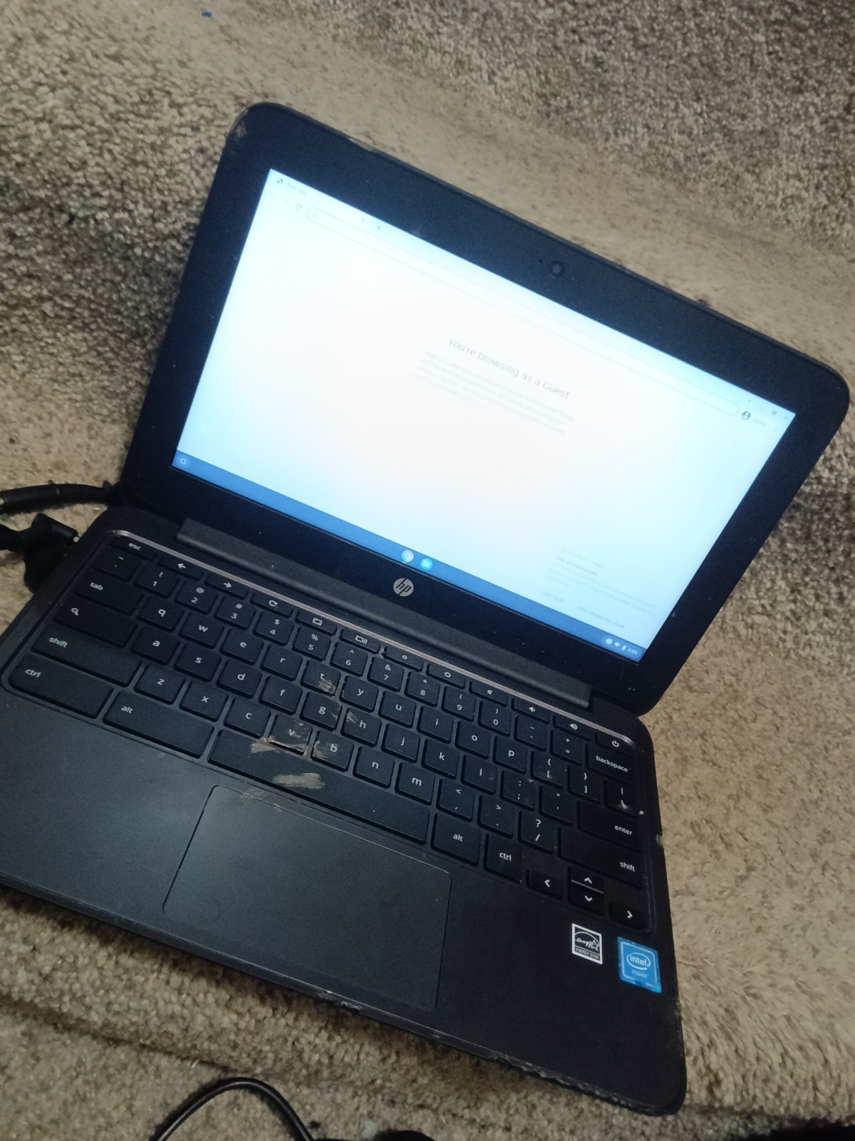 HP 11 G4 11.6″ Chromebook Intel 2.16 GHz 4GB RAM 16GB SSD HDMI USB – C/D grade