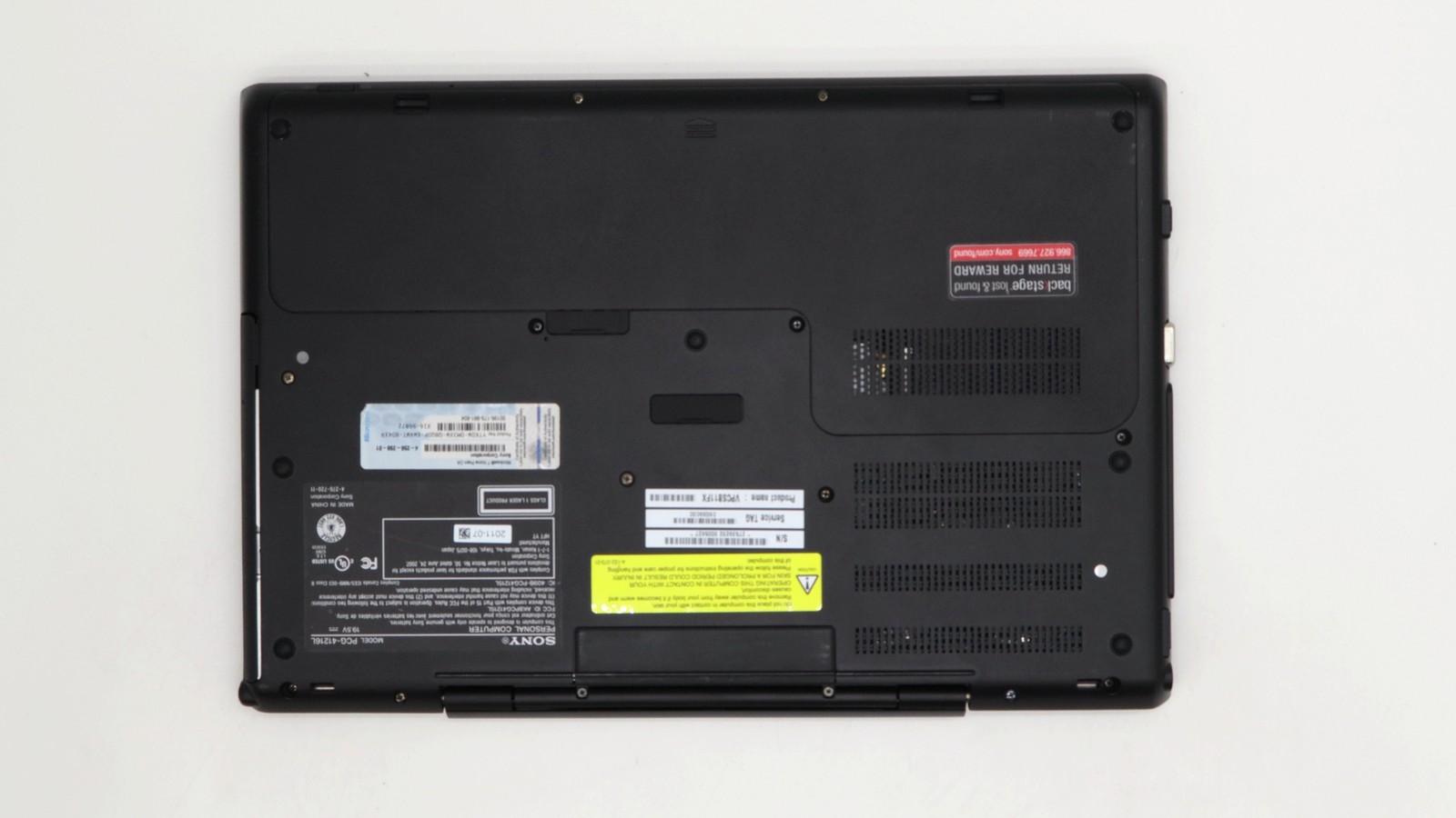 Sony VPCSB11FX i5-2410m 6GB 512GB – Excellent SERVICE BATTERY