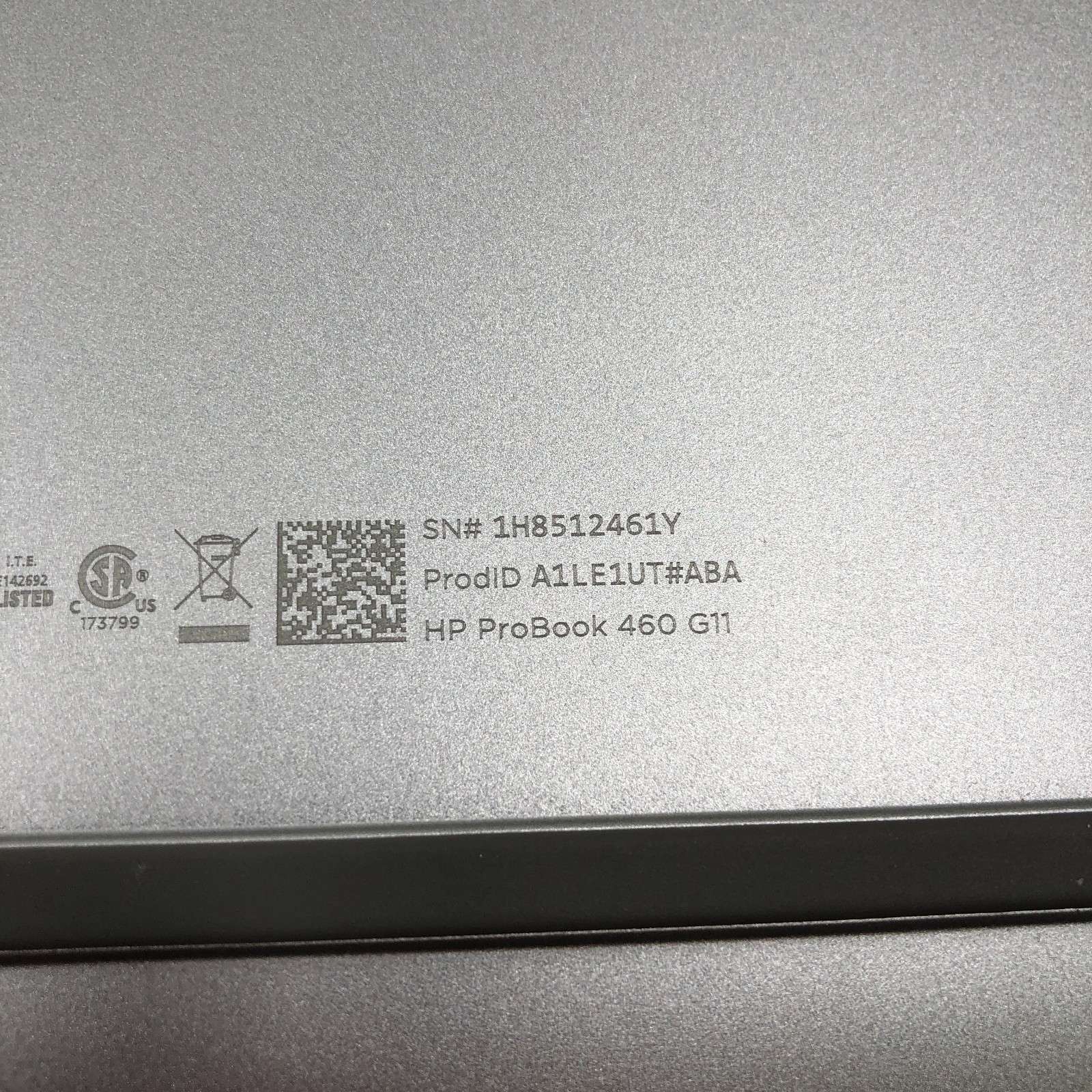 HEADLESS HP ProBook 460 G11 Laptop Intel Core Ultra 7 155U 8GB RAM No SSD