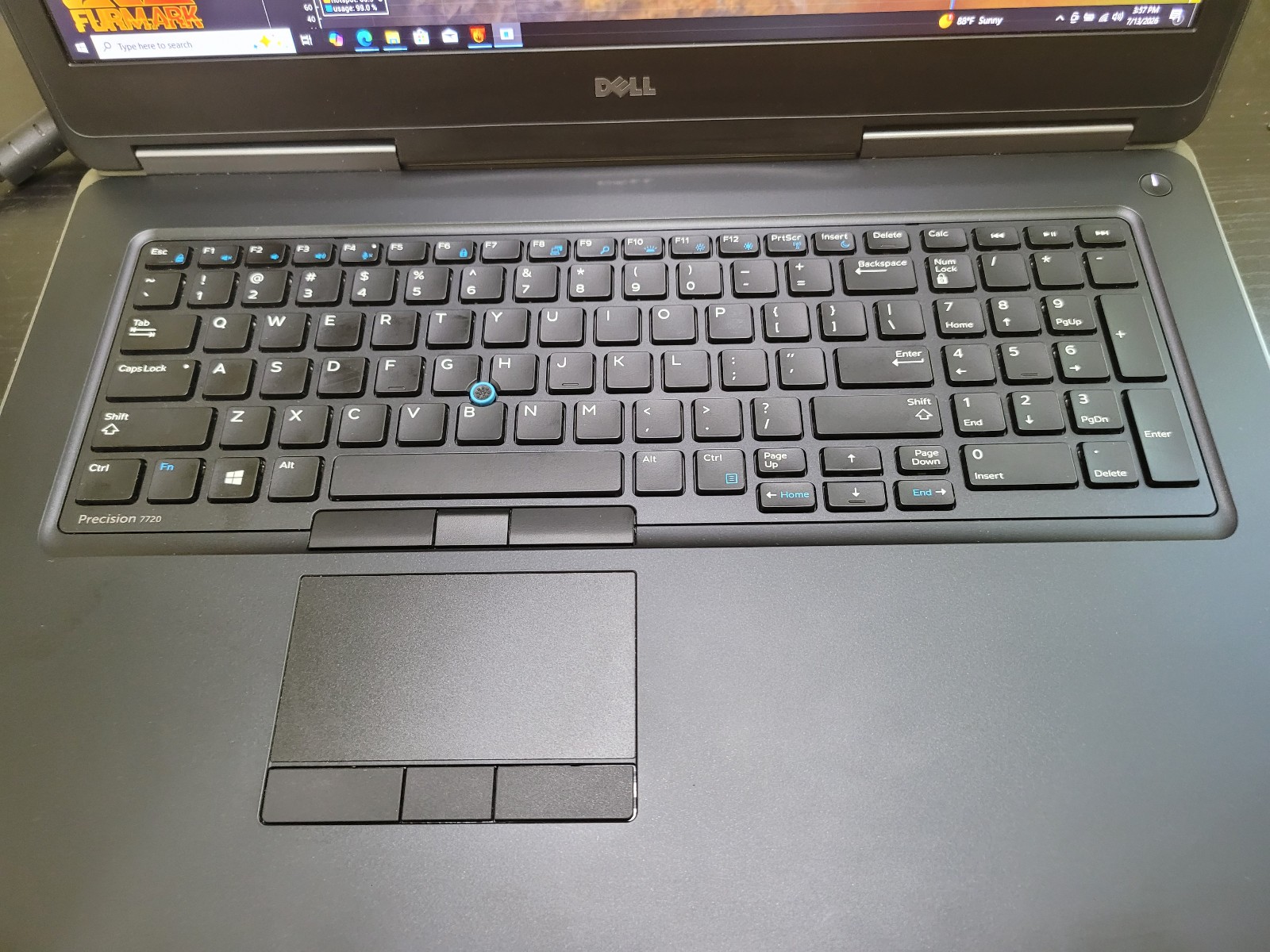 Dell Precision 7720 / 16GB RAM / 256GB+1TB / Core i7-7920HQ / 6GB Quadro P3000