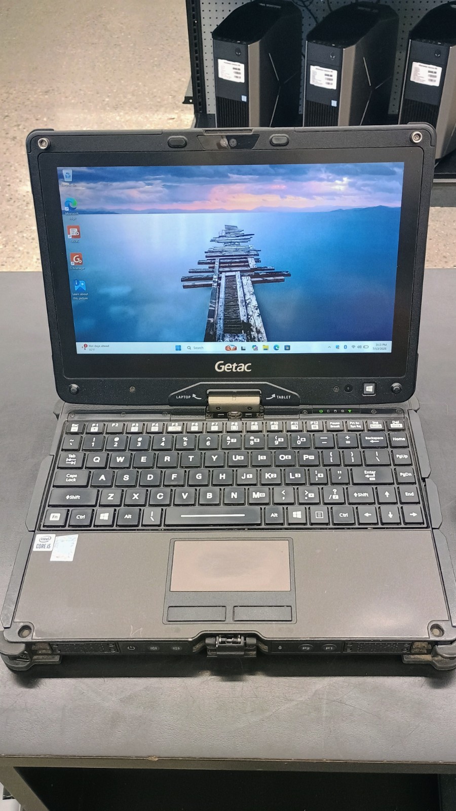 Getac V110G6 Quad Core i5-10210U 1.60GHz – 256GB SSD – 16GB – Win 11 Pro – Read