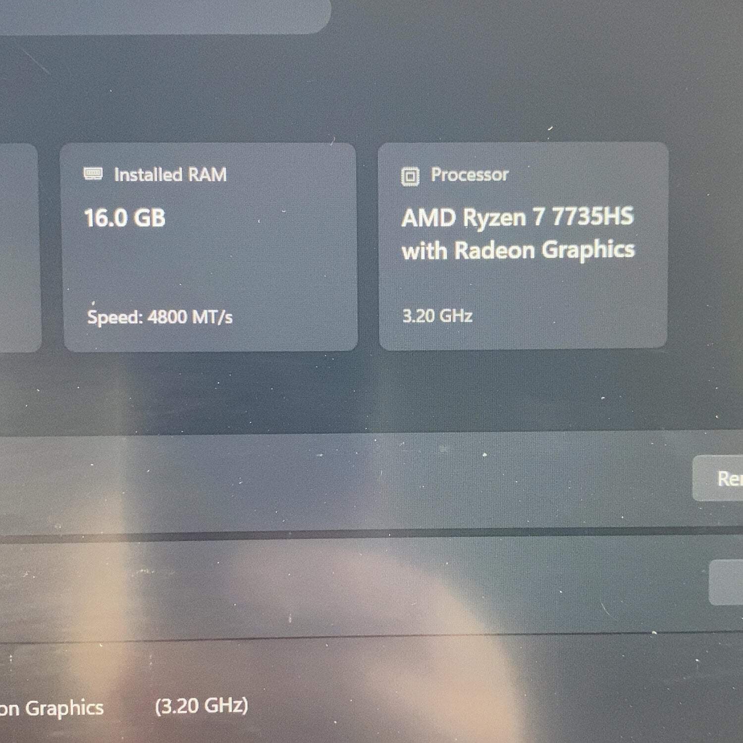 Lenovo Legion 5 Gen 8 15.6″ Ryzen 7 7735HS 3.2GHz 16GB RAM 512GB SSD RTX 4060
