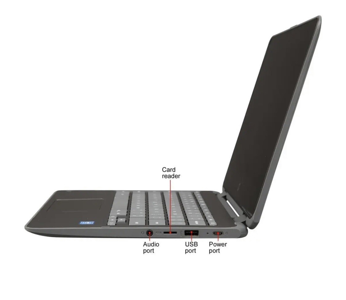 HP Chromebook X360 11 G1 EE N3350 1.1ghz 4GB 32GB 11.6″ Touch 2-in-1 Laptop READ