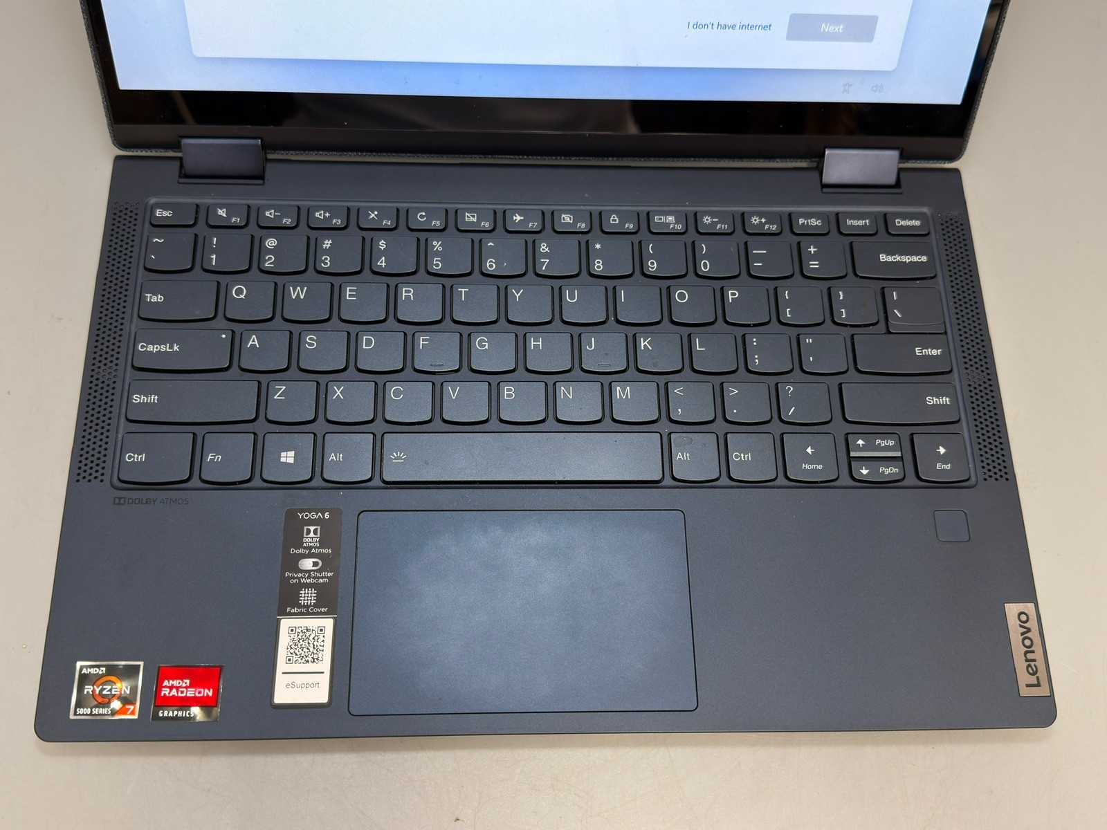 Lenovo Yoga 6 13ALC6 AMD Ryzen 7 5700U 16GB RAM 512GB SSD Win 11