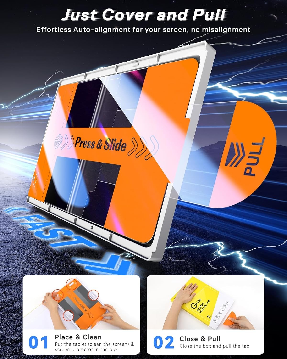 2 Pack Screen Protector for iPad Air 13-inch 8th/7th/6th Generation M4 M3 M2